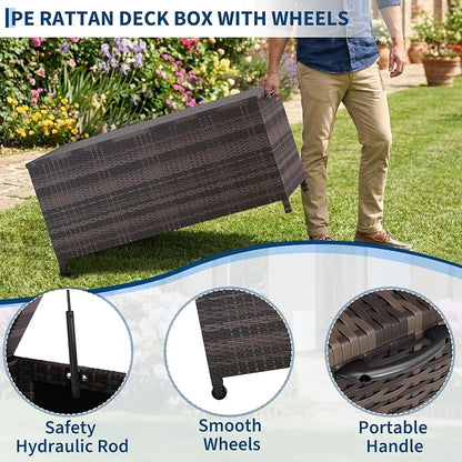 125 Gallon Outdoor Deck Box - Image 4