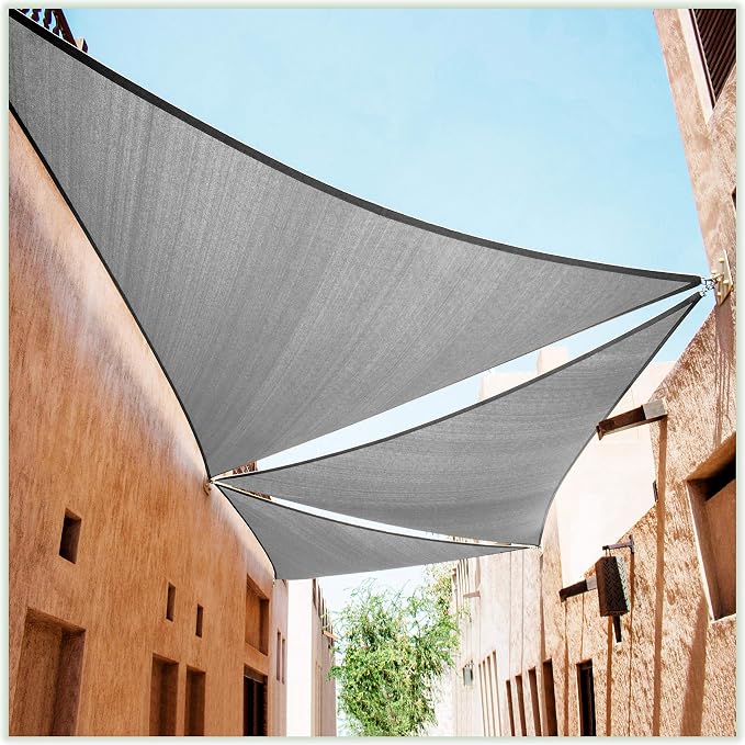 ColourTree Custom Size Order to Make Sun Shade Sail Canopy Mesh Fabric UV Block by ColourTree