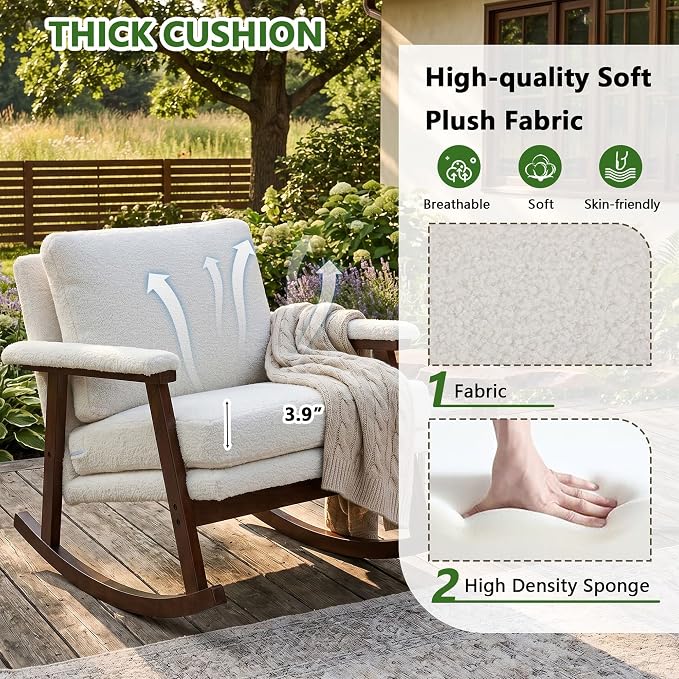Outdoor Patio Rocking Chairs - Image 4