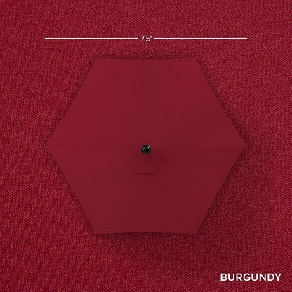 Best Choice Products 7.5ft Heavy-Duty Round Outdoor Market Table Patio Umbrella - Image 4