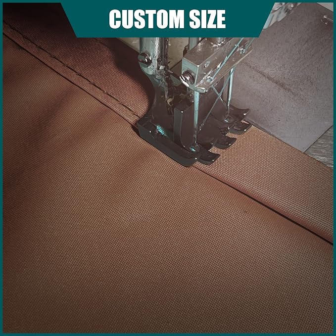 Royal Shade 13' x 18' x 22.2' Brown Triangle Waterproof Sun Shade Sail Order to - Image 5