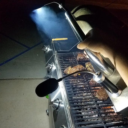 Bright Eyes | Magnetic Barbecue BBQ Grill Light Set for Grilling 2 Pack | 6 Alkaline AAA Batteries Included | Works on All Grills with an Exception to Stainless Steel.