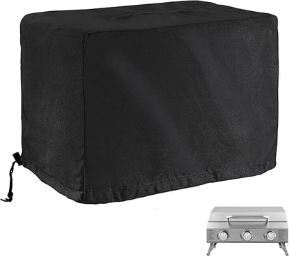 Grill Cover for NXR 3 Burner Portable Gas Grill, Heavy-Duty 600D Outdoor Griddle Cover for Bestfire 3-Burner Tabletop Gas Grill, Tabletop BBQ Cover for NXR 3 Burner Outdoor Barbecue