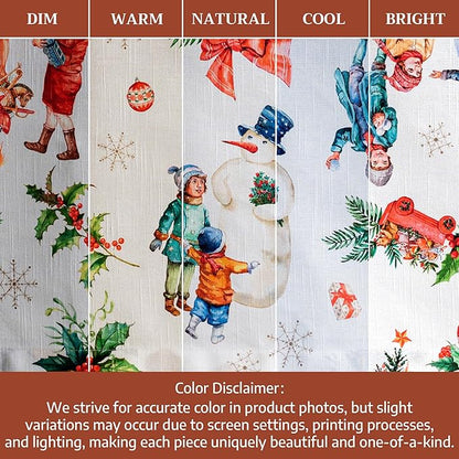 Maison d' Hermine Table Cloth Rectangle Table 100% Cotton 70 x 120 Inches Fall Tablecloth Reusable Everyday Use for Thanksgiving Christmas Decorations Dining Farmhouse Party (Chromo)