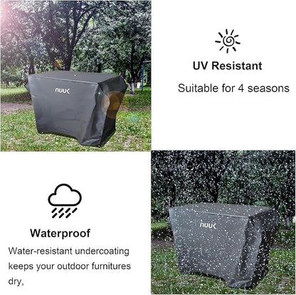NUUK 20IN x 42IN Waterproof Outdoor Cooking Station Cover for Kitchen Prep Island, Heavy Duty UV Resistant BBQ Grill Table Covers for Pizza Oven Cart