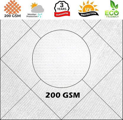 Royal Shade 10' x 18' White Rectangle Square Sun Shade Sail Order to Make - Image 8