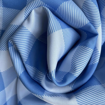 Classic Gingham Buffalo Tablecloth Fabric - Oblong 58x144 Inch Water Proof Checkered Table Cloth for Indoor Outdoor - Table Cover for Birthday, Picnics, BBQs, and Parties