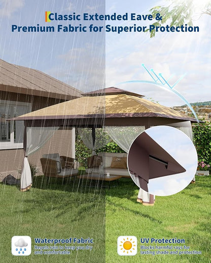 Garvee 12x12FT Pop Up Gazebo - Image 4
