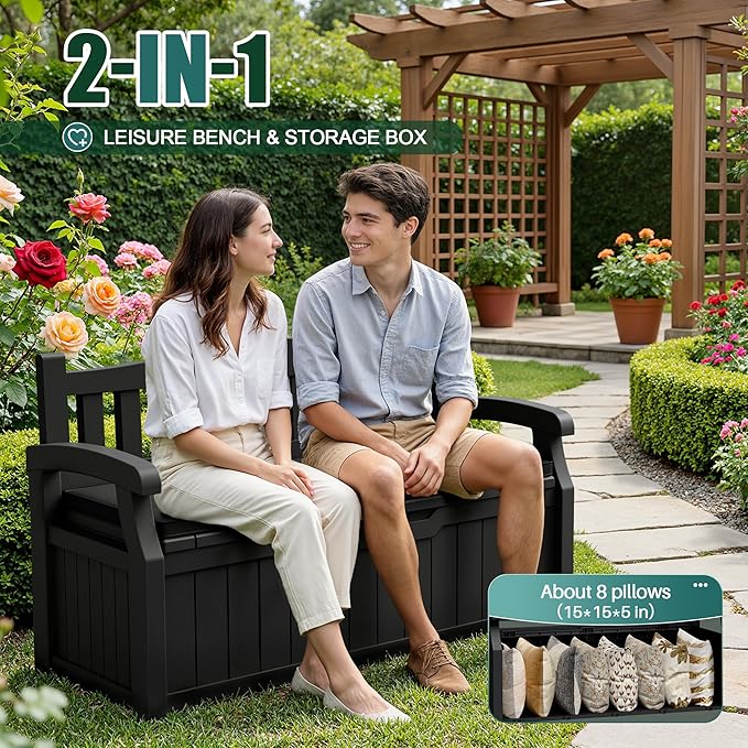 Devoko 80 Gallon Storage Bench - Image 3