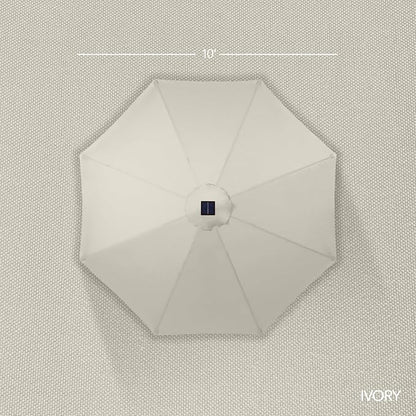 Best Choice Products 10ft Offset Cantilever Hanging Market Patio Umbrella - Image 8