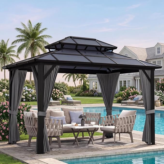 GAOMON 10'x12' Hardtop Gazebo - Image 2