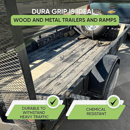 Dura Grip Anti-Slip Paint for Concrete, Wood, Tile and Metal – Non-Skid Coating for Floor, Decking and Ramps – Gallon (Black)