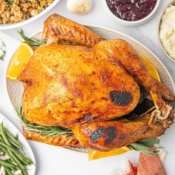 San Francisco Salt Company Organic Turkey Brine Kit – 13 oz Garlic & Rosemary Blend with BPA-Free Brine Bag – Certified Organic & Kosher Seasoning for Whole, Smoked, Oven-Roasted, or