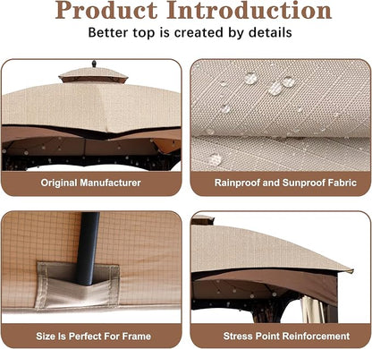 SCOCANOPY Light Beige Ripstop Replacement Top Compatible - Image 5