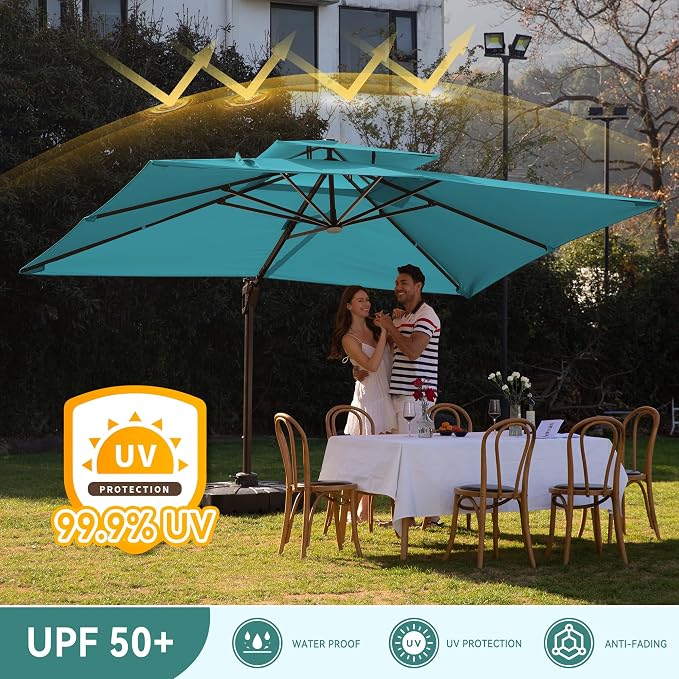 10x13FT Cantilever Patio Umbrella - Image 6