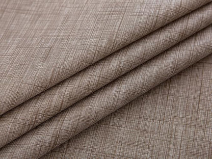 LIBERECOO Vinyl Tablecloth with Flannel Backing, Flaxen, Waterproof, Stain-Resistant, Easy-Clean Table Cover for Dining, Kitchen, and Outdoor Use, 60" x 60" Square