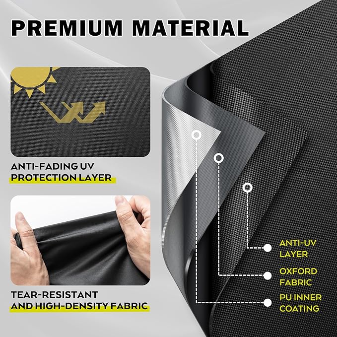 Griddle Cover for Charbroil 28" Performance Series 2-Burner Grill, Flat Top Grill Cover for Charbroil 28in Propane Gas Griddle 463459924 All Weather Protective Cover