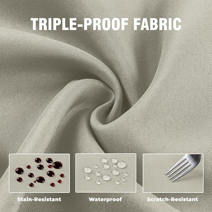 Set of 4 Outdoor Curtains for Patio Waterproof, Breathable Grommet Panels for - Image 6