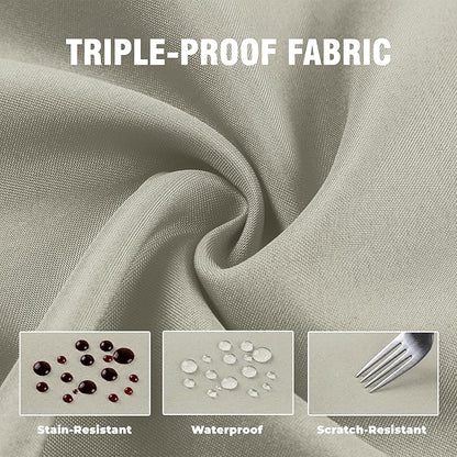 Set of 4 Outdoor Curtains for Patio Waterproof, Breathable Grommet Panels for - Image 6