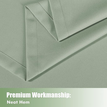 Outdoor Curtains for Patio Waterproof 6 Pcs 54x95 Inch Sage Green | Outsides - Image 5
