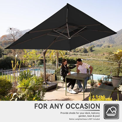 10x13FT Cantilever Patio Umbrella - Image 7