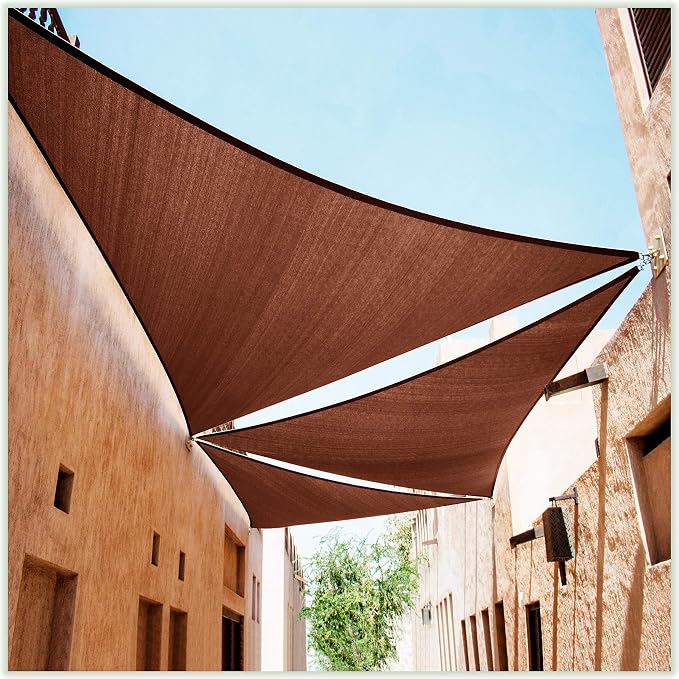 ColourTree CTSLT Custom Size Order to Make 14' x 18' x 22.8' Brown Right by ColourTree