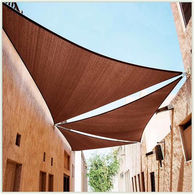ColourTree CTSLT Custom Size Order to Make 24' x 24' x 33.9' Brown Right by ColourTree
