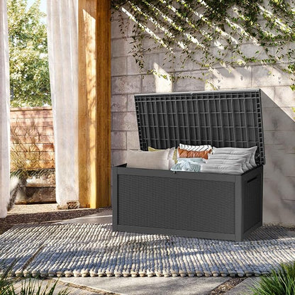 Outdoor Storage Box, 320 Gallon Waterproof Deck Box, Dual Gas-Spring Ultimate - Image 2