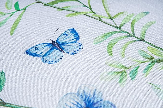 Maison d' Hermine Table Cloth Rectangle Table 100% Cotton 60 x 120 Inches Tablecloth Reusable Decorative for Dining Room, Farmhouse, Home, Party, Festive & Wedding Spring Summer - Just Floral