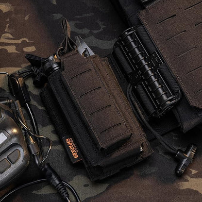EXCELLENT ELITE SPANKER Tactical Open-Top Single/Double/Triple Molle Mag Pouch for Pistol Mag Pouch Tactical Bag Accessories Holder