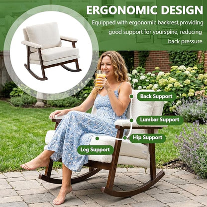 Outdoor Patio Rocking Chairs - Image 5