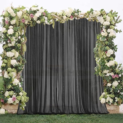 RYB HOME Mosquito Netting Outdoor Curtains - Image 8