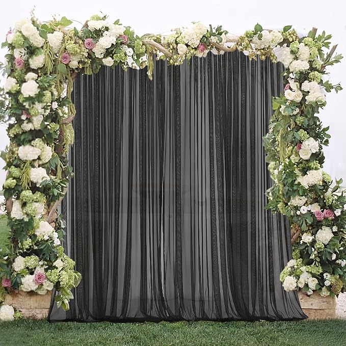 RYB HOME Mosquito Netting Outdoor Curtains - Image 4
