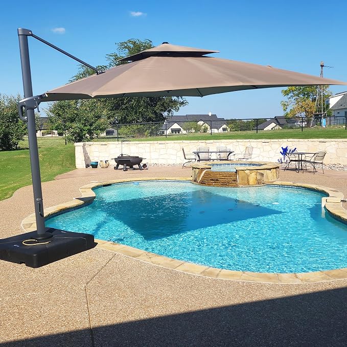 PURPLE LEAF Cantilever Umbrella by PURPLELEAF