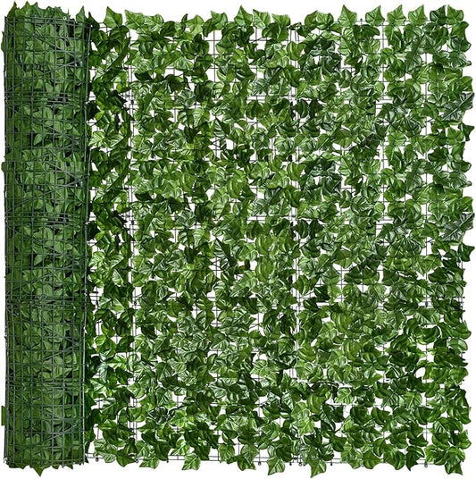 DearHouse Artificial Ivy Privacy Fence - 197x68.9inch Artificial Hedges Fence and Faux Ivy Leaf Fence Decoration for Outdoor Indoor Garden Decor