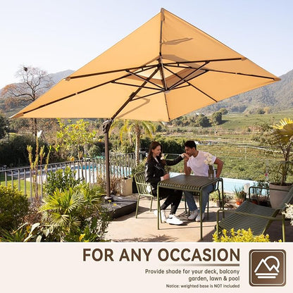 10x13FT Cantilever Patio Umbrella - Image 7