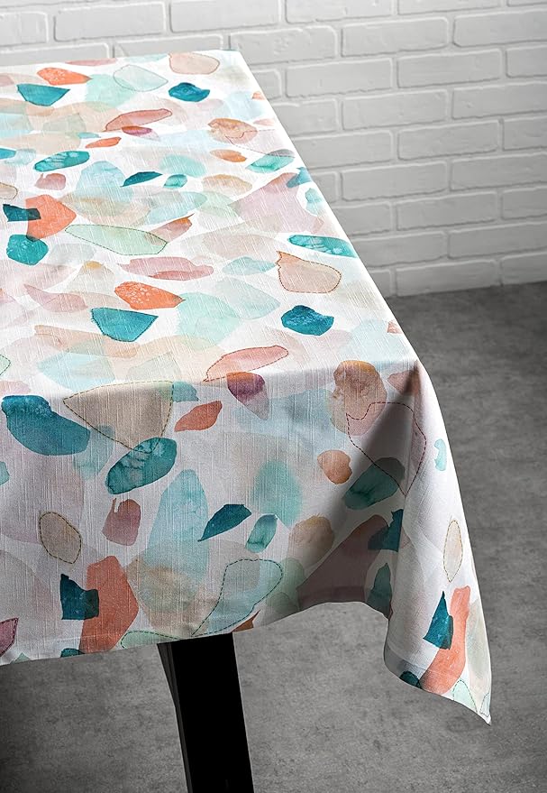 Maison d' Hermine Table Cloth Rectangle Table 100% Cotton 60 x 120 Inches Tablecloth Reusable Decorative for Dining Room, Farmhouse, Home, Party, Festive & Wedding Spring Summer - Summer Picnic