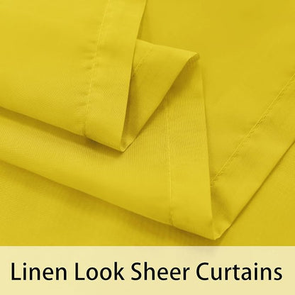 BONZER Waterproof Indoor/Outdoor Sheer Curtains - Image 4