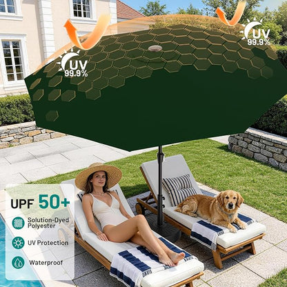 9 FT Patio Umbrella for Outdoor, Outdoor Table Umbrella - Image 4