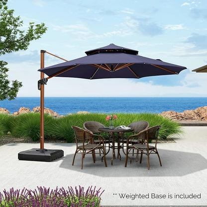 PURPLE LEAF Cantilever Umbrella - Image 2