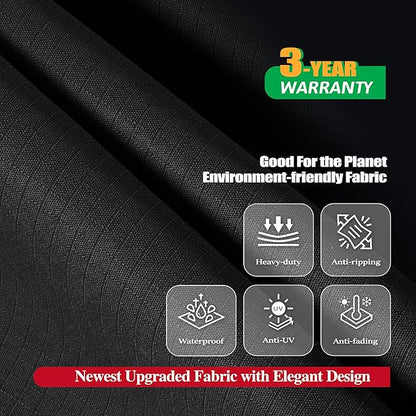 F&J Outdoors Grill Cover, Waterproof Anti-UV for 3-4-5 Burner Liquid Propane Gas BBQ, 55Wx24Dx44H in