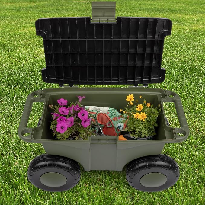 Pure Garden Rolling Garden Cart - Image 7