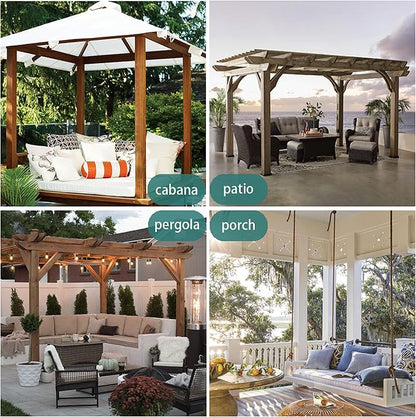 LORDTEX Burlap Linen Look Outdoor Curtain - Image 6