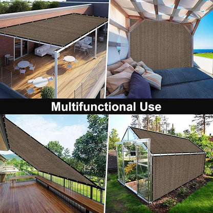90% Sun Shade Cloth, 10 x 10 FT Pergola Shade Cover Canopy - Image 8