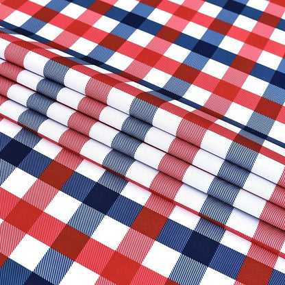 Classic Gingham Buffalo Tablecloth Fabric - Oblong 90x156 Inch Water Proof Checkered Table Cloth for Indoor Outdoor - Table Cover for Birthday, Picnics, BBQs, and Parties