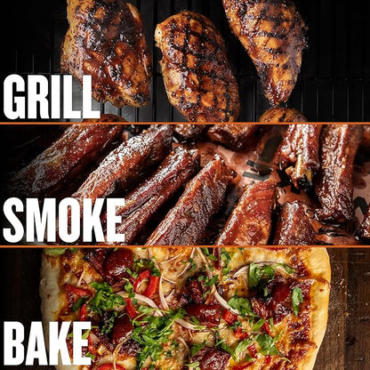 Traeger Grills Woodridge Electric Wood Pellet Grill and Smoker, Wi-Fi Temperature Control up to 500 Degrees, 860 Sq. In. Cooking Capacity, 6-in-1 for Outdoor Grilling, Smoking, and BBQ, TFB86MLH