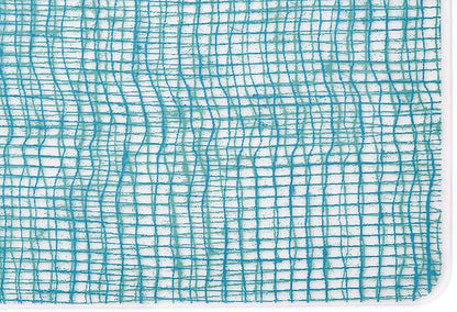 MODERN-TWIST 100% Plastic Free Silicone Tabletop, Dining, Decoration, Modern Design, Placemat Rectangle, Seafoam