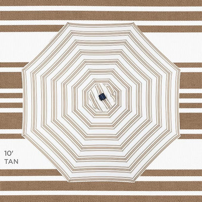 Best Choice Products 10ft Solar Polyester LED Lighted Patio Umbrella w/Tilt - Image 4