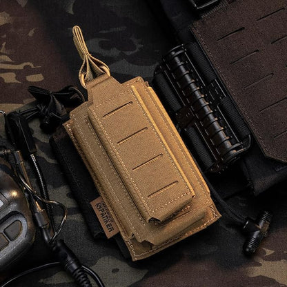 EXCELLENT ELITE SPANKER Tactical Open-Top Single/Double/Triple Molle Mag Pouch for Pistol Mag Pouch Tactical Bag Accessories Holder