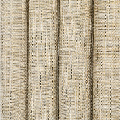 SHACOS Small Round Table Placemats Wedge Placemat Set of 4 Non Slip Heat Resistant Woven Vinyl Table Mats Wipe Clean Indoor Outdoor (4, Beige Yellow)